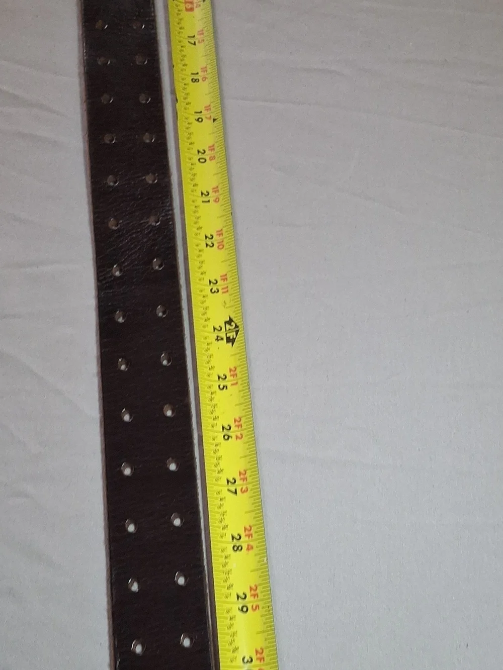 Rare Levi's Adjustable Double Prong Leather Belt Pre-Production Sample 41818-28